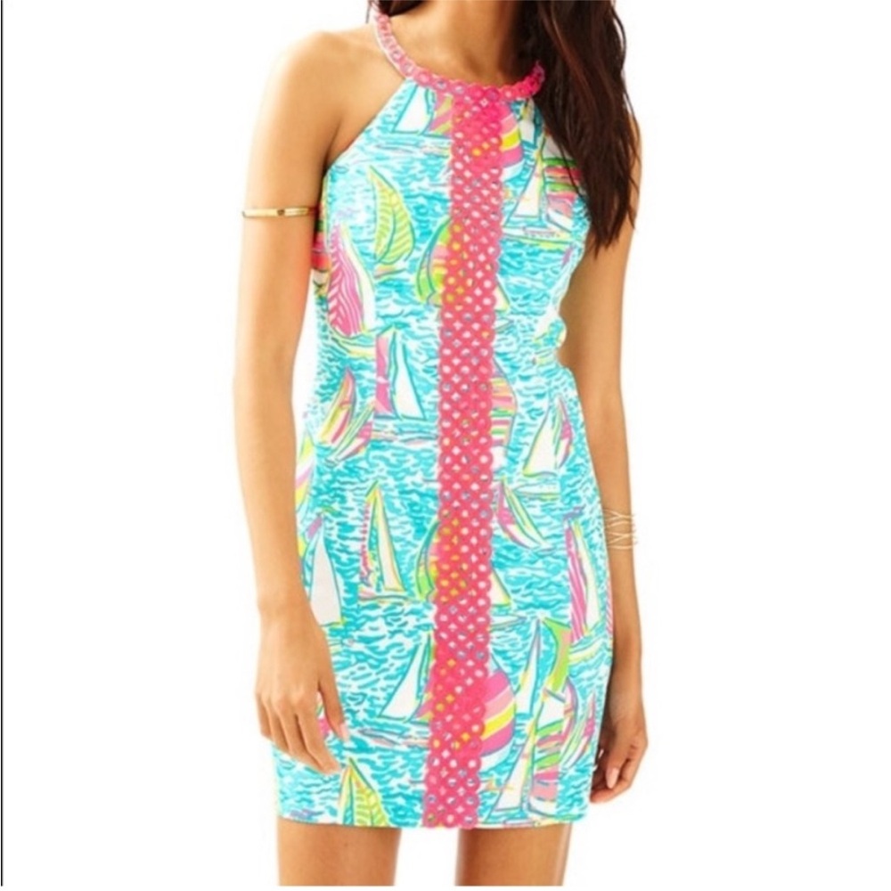 Lilly Pulitzer Sasha Dress You Gotta Regatta - Picture 2 of 8